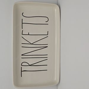 Rae Dunn Artisan Collection "Trinkets" Tray/Dish